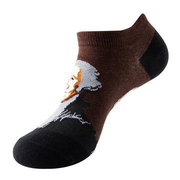 Graffiti Ankle Socks – Portrait Design