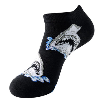 Graffiti Ankle Socks – Shark Design