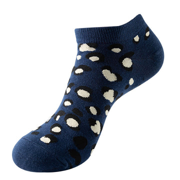 Graffiti Ankle Socks – Leopard Print