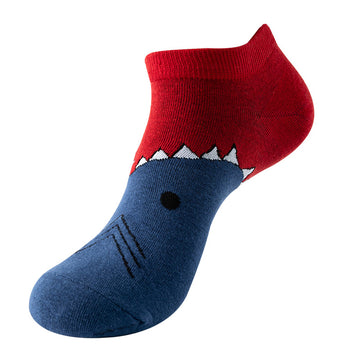 Graffiti Ankle Socks – Cartoon Shark
