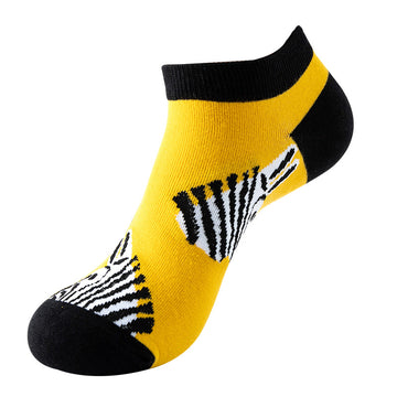 Graffiti Ankle Socks – Zebra Stripes