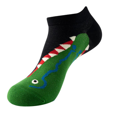 Graffiti Ankle Socks – Crocodile Design