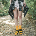 Princess Lulu Ruffle Crew Sock | Yellow - Sock Season